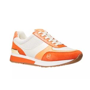Michael Kors Andi Color-Block Trainer Sneakers Poppy 7